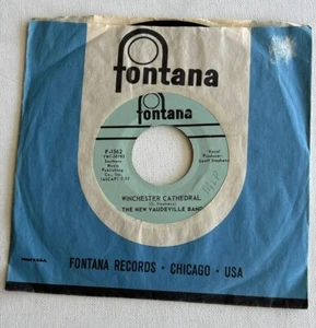 THE NEW VAUDEVILLE BAND WINCHESTER CATHEDRAL, GREAT NOVELTY SONG 1966 FONTANA - Picture 1 of 5