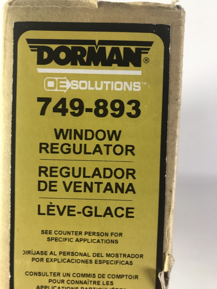 Window Regulator Front Right Dorman 749-893 fits 08-13 Nissan Altima - Image 1 of 4