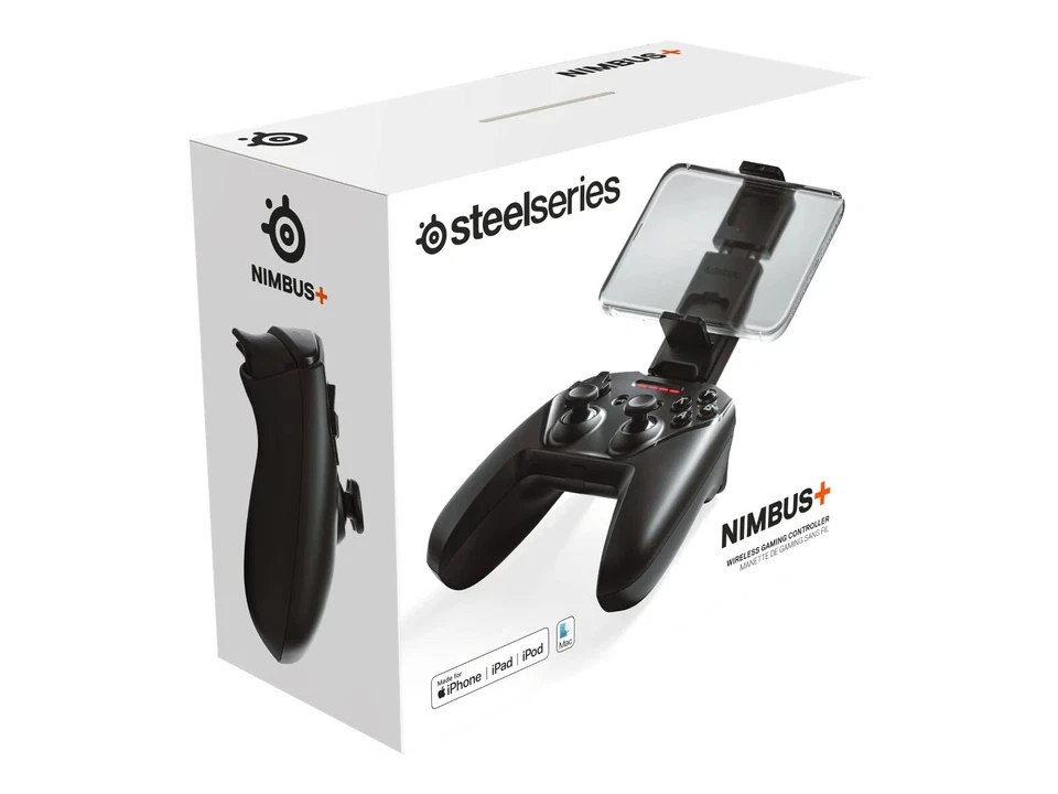 SteelSeries Nimbus+ Bluetooth Mobile Gaming Controller with iPhone Mount - NEW - Image 1 of 4