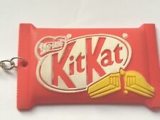 Vintage old Keyring plastic Rubber  Chocolate Kit Kat Bar 