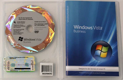 Microsoft Windows Vista Business - 32-Bit, SP1, Deutsch - W7 Upgrade-Option - Bild 1 von 2
