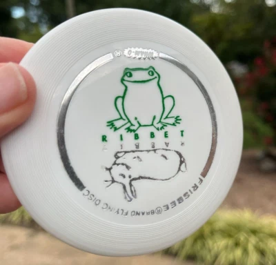 1980 Artist Rabbit Frog Rare MINI New Disc Golf  Frisbee #618 Whamo Wham-O - Image 1 of 4