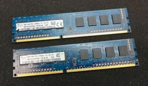 8GB Kit (2x4GB) SK Hynix HMT451U6AFR8C-PB N0 AA PC3-12800U DDR3 Computer Memory - Afbeelding 1 van 3