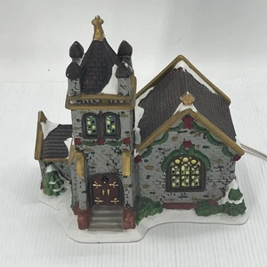 Pueblo de Navidad Lemax Carole Towne All Saints Cathedral, usado, {152}. - Imagen 1 de 11
