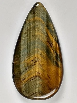 Cabujón abigarrado ojo de tigre mediano Foto 1 de 3