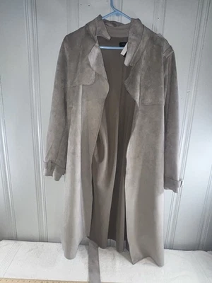 Abrigo para mujer Tahari de imitación de cuero nuevo con etiquetas (1X) Foto 1 de 4