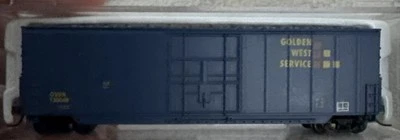 N Scale AJ C.C. 50’ Plug Box Car Golden West Service 136048 - Image 1 of 2