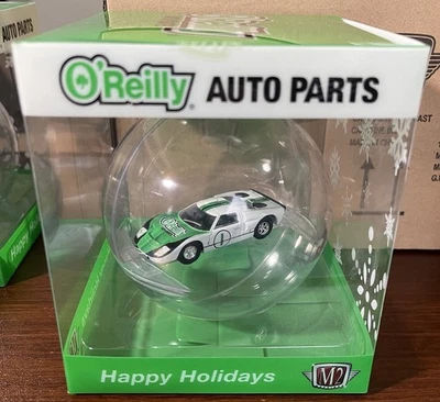 M2 Machines O'reilly Auto Parts 2025 1966 FORD GT40 MKII Holiday Ornament Rare - Image 1 of 4