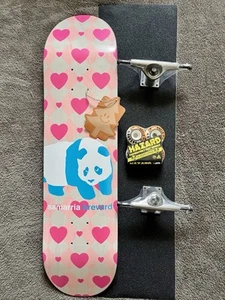 Enjoi 8 Pollici Largo Skateboard Deck Tensore Camion e Ruote di Pericolo con Griptape - Foto 1 di 10
