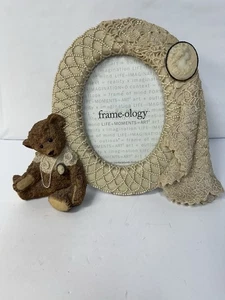 Fancy Frames by "Fancy Frames", "Cameo Teddy" design Photo 4x6 NEW - Picture 1 of 7