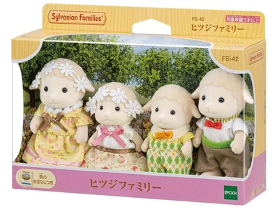 Sylvanian Families Doll Sheep Family Set FS-42 Calico Critters Epoch Figure - Image 1 of 4