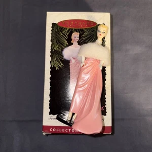 Adorno de Navidad de noche encantado Barbie recuerdo sello vintage - Imagen 1 de 10