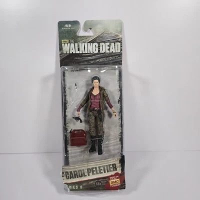 "Figura de acción The Walking Dead Carol McFarlane 5"" serie 6 en tarjeta 2014" Foto 1 de 3