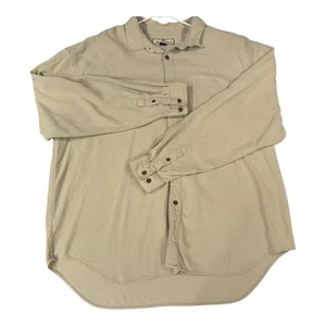 Tommy Bahama XXL 100% Silk Shirt Sage Green Check Long Sleeve Relaxed Fit - Picture 1 of 10