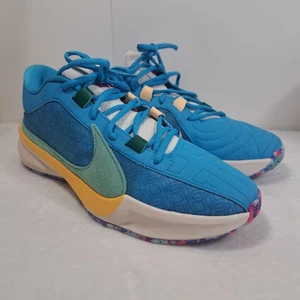 SCARPE DA BASKET NIKE ZOOM FREAK 5 UOMO TAGLIA 10,5 BLU LIGHTNING DX4985 400 NUOVE CON SCATOLA - Foto 1 di 10