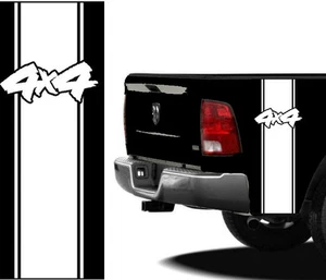 FGD 4x4 Truck Bed Racing Stripes Vinyl Decal / Sticker Set 30'' x 10.5" - Picture 1 of 3