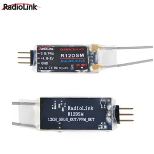 Radiolink R12DSM 2.4G 12 Channels Receiver for Transmitters AT9 AT9S AT10 AT10II - Picture 1 of 8