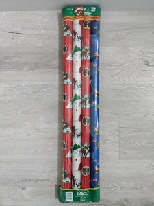 Vintage Cleo Geschenkpapier Geschenkpapier Weihnachten Rudolph Rentier 125 qm 4 Rollen - Bild 1 von 9