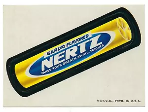 1973 Topps Wacky Packages 2nd Series 2 NERTZ tb ex+ - Picture 1 of 1