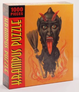 KRAMPUS PUZZLE : BRAND NEW/UNOPENED/SHRINK-WRAPPED : MONTE BEAUCHAMP - Picture 1 of 6