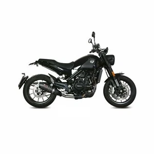 Tubo elimina catalizzatore inox MIVV terminale Oval per Benelli 500 LEONCINO 201 - Picture 1 of 2