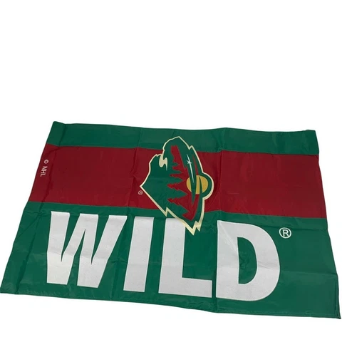NHL Minnesota Wild Double-Sided Flag 27.5" x 43.5" Cover