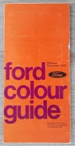 Guía de opciones de color y ajuste de carrocería Ford Range 1973 - Escort Cortina Capri - Imagen 1 de 3