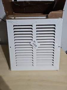 -10Pcs 8" X 8" WHITE STEEL RETURN AIR VENTS 001118 - Picture 1 of 1