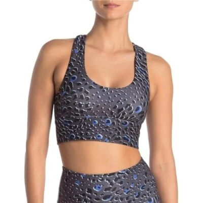 Sujetador deportivo extendido BETSY JOHNSON leopardo glacial talla L Foto 1 de 4