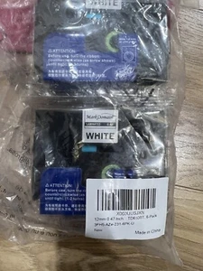 6PK For Brother P-Touch TZe-231 TZ-231 12mm White Standard Laminated Label Tape - Picture 1 of 4