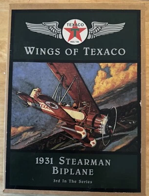 Wings of Texaco "1931 Stearman Biplane" Series Die-Cast Replica Ertl - Image 1 of 4