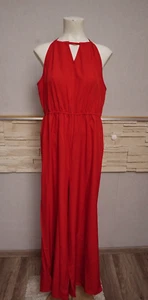 Damen-Jumpsuit/ Overall**SHEIN**Rot*Gr.L/40/42*zum binden*Ärmellos*NEU o. Etiket - Bild 1 von 7