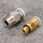 Metal 3D Printer Parts Cr 10 Hotend Extruder Pneumatic Connector For Crealit Uk