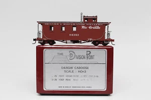 INCREÍBLEMENTE RARO HON3 LATÓN DIVISION POINT DP 04343 D&RGW FURGÓN SUPER DETALLE - Imagen 1 de 13