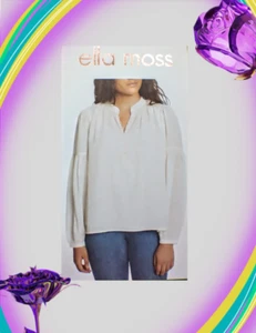 Ella Moss Bluse. Durchsichtig mit Cami Puff Ärmeln & Slip. Maulwurf. GRÖSSENSORTIMENT! - Bild 1 von 3