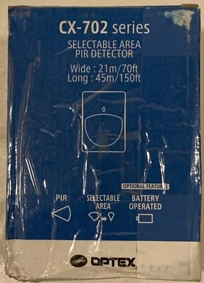 Optex CX-702RS Selectable Area PIR Detector - Image 1 of 4