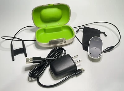 Phonak PartnerMic con cable de carga, estuche rígido, cordón, estuche blando enchufe Foto 1 de 4