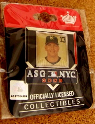2008 MLB NY N.Y. New York Yankees AS A.S. All-Star Game Alex Rodriguez photo pin - Image 1 of 4
