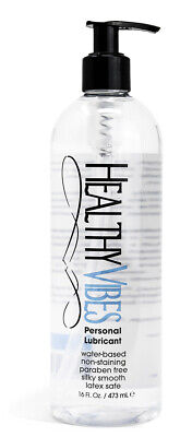 Water Based Personal Lubricant 16 Oz By Healthy Vibes Intimate Lube For Couples • 15.95$