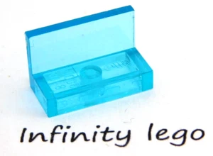 20 LEGO Trans-Light Blue Panel 1 x 2 (30010 4865) - 20 Pieces - Picture 1 of 2