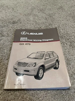2003 Lexus GX470 GX 470 Factory Original Electrical Wiring Diagram Manual Book - Image 1 of 2