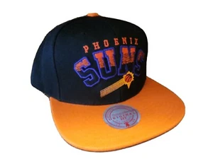 NWT Mitchell & Ness Phoenix Suns Gradient Wordmark Snapback Hat Cap Orange NEW - Picture 1 of 5