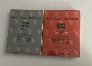 Professional Knowledge The Professional Kitchen Vol 1&2 1951 1st Ed Bachmann - Picture 1 of 22