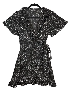 Disturbia Moonseed Wickel Rüschen Minikleid Gr. 4 Skater Rocker Emo Goth Grunge - Bild 1 von 16