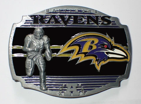 BALTIMORE RAVENS BELT BUCKLE LICENSED NEW! Cover