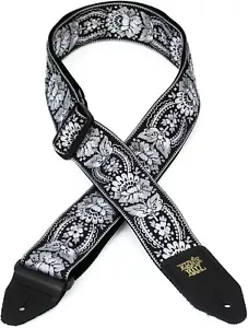 ERNIE BALL STRAP JACQUARD SILVER ORLEANS - Picture 1 of 1