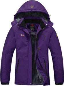 YSENTO Womens Waterproof Ski Jacket Winter Fleece Outdoor Mountain Jacket and - Picture 1 of 7