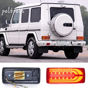 For Mercedes G Class 07-18 W463 G500 G55 G63 smoke black Rear Lamp Taillight 2P - Picture 1 of 12