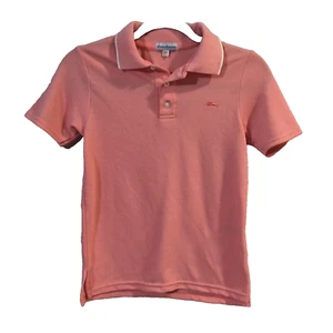 Tommy Bahama Salmon Pink Polo Short Sleeve Shirt Youth Large 10/12 Easter Spring - Picture 1 of 3