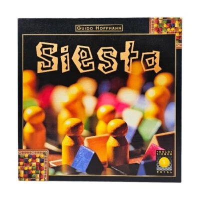 Siesta - Gold Sieber 1999 Royal Spiel Holz Material Guido Hoffmann Vollständig  - Bild 1 von 4
